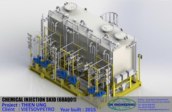 Chemical Injection System (Chemical Injection skid, Pump skid)